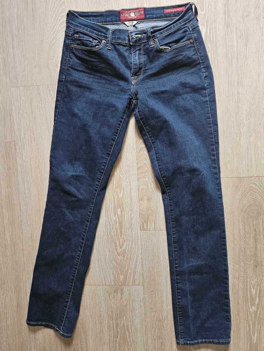 Lucky Brand Dark Indigo Straight Leg Jeans